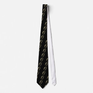 Cravate Monogramme or O initiales marchandise