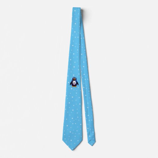 Cravate Monogramme Penguin (Devant)
