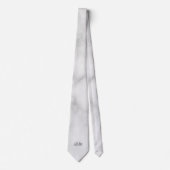 Cravate Monogramme Personnalisé Classique (Devant)