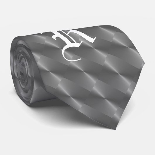 CRAVATE MONOGRAMME PEWER (Roulé)