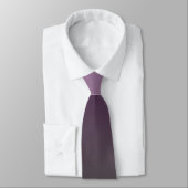 Cravate Monogramme Plum violet vert Ombre dépoli (Attaché)