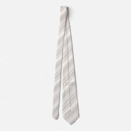 Cravate Monogramme rayures beiges (Dos)