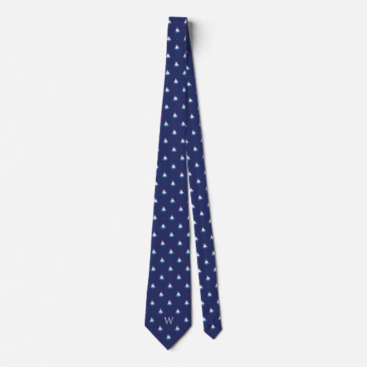 Cravate Monogramme simple (Devant)