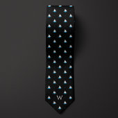 Cravate Monogramme simple