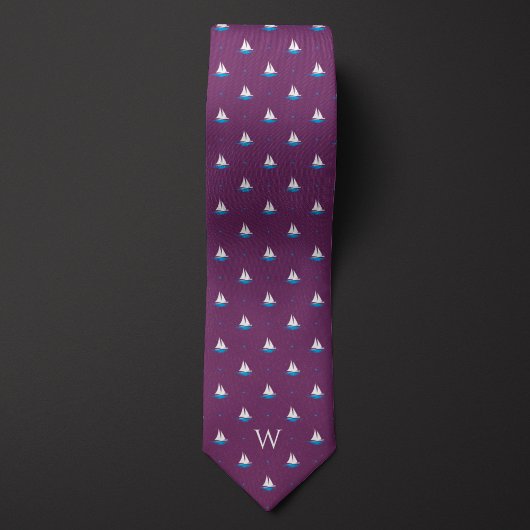 Cravate Monogramme simple