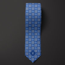 Monogramme Sky Blue Mandala