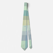 Cravate Monogrammes Initiales Pastel Retro Grandes Pâtes V (Devant)