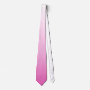 Cravate monogrammes rose pâle magenta cerisier rose
