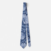 Cravate Monotone bleu Pimpernel, William Morris (Devant)