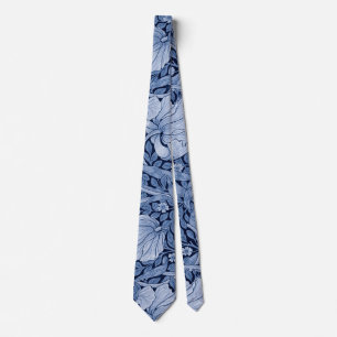 Cravate Monotone bleu Pimpernel, William Morris