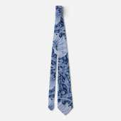 Cravate Monotone bleu Pimpernel, William Morris (Dos)