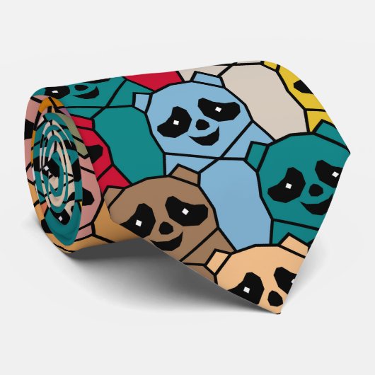 Cravate Monster Panda (Roulé)