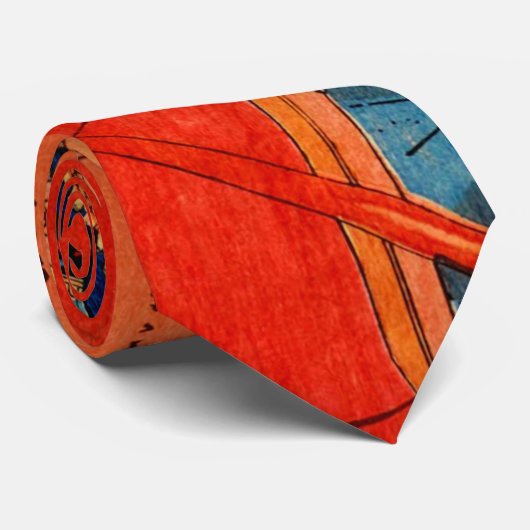 CRAVATE MONSTRE DE COMBAT SAMURAI (Roulé)