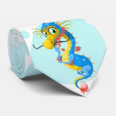 Cravate Monstre mignon et adorable de dragon (Roulé)