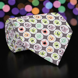 Cravate Monstres Fantaisistes Fun Tissu Personnalisé Crava
