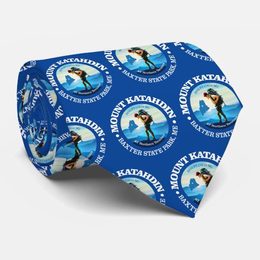 Cravate Mont Katahdin (C) (Roulé)
