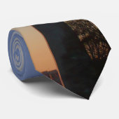 Cravate Monument de Washington au coucher du soleil (Roulé)