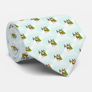 Cravate Moose de Noël