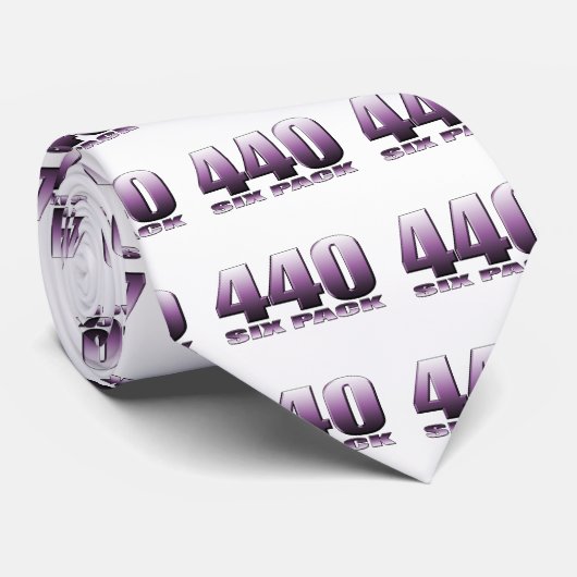 Cravate mopar pourpre fou de prune (Roulé)