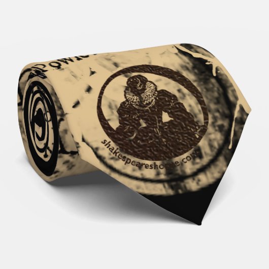 Cravate Morceau avant de Shakespeare Henry V Quarto (Roulé)