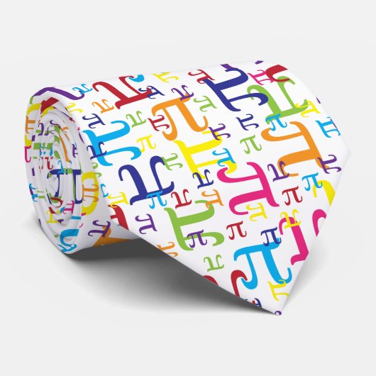 Cravate Morceaux de Pi (Roulé)