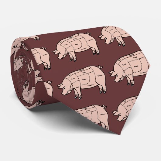 Cravate Morceaux de porc (Roulé)
