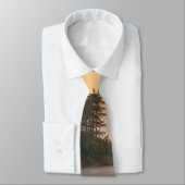 Cravate Morning Mist on River in the Pines (Attaché)