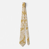 Cravate Morris Bachelor's Button Flower & Golden Stems (Devant)