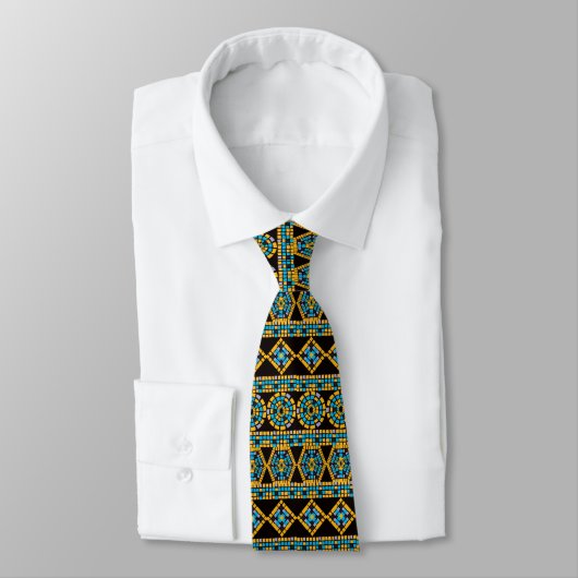 Cravate mosaïque (Attaché)