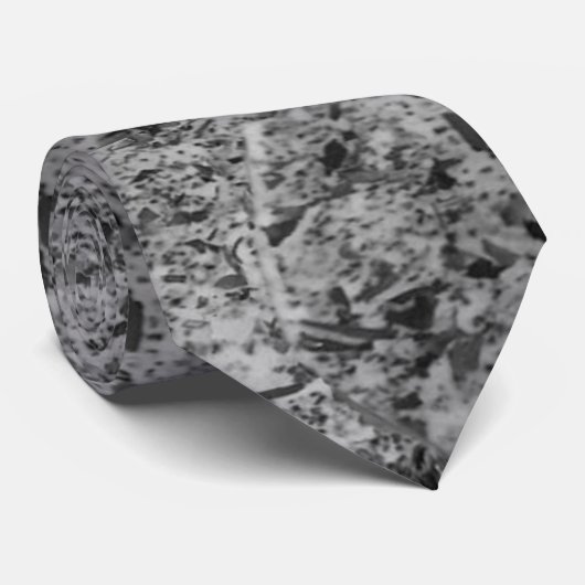 Cravate Mosaïque de granit Abstrait en pierre marbre Motif (Roulé)