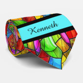 Cravate Mosaïque en verre brillant (Roulé)