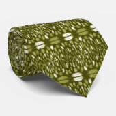 Cravate mosaïque - Olive (Roulé)