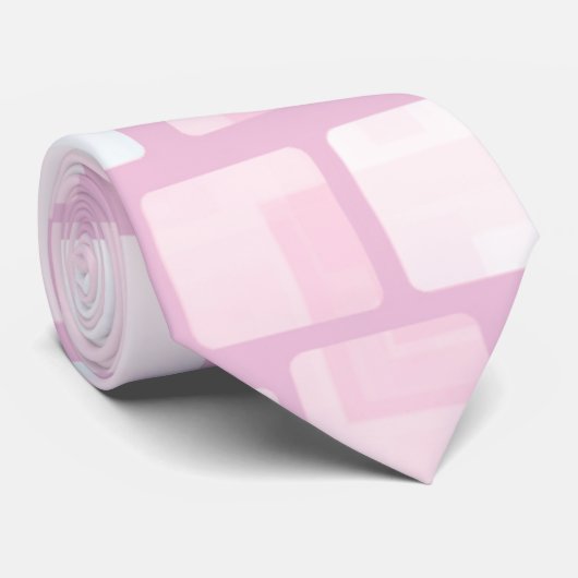 Cravate Mosaïque rose (Roulé)