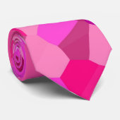 Cravate Mosaïque rose (Roulé)