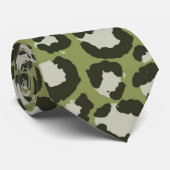Cravate Moss Green Glamour Leopard Spod Poster de animal (Roulé)