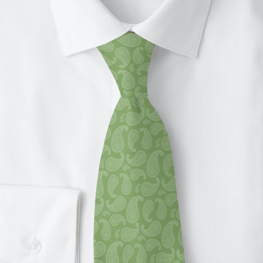 Cravate Moss Paisley