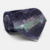 Cravate Moteur à vapeur magique Train victorien (Roulé)