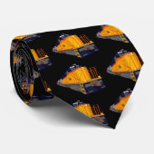 Cravate Moteur de train : Modèle de couleurs classique : (Roulé)