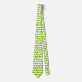Cravate Motif 020815 - Martian Green and White (Devant)