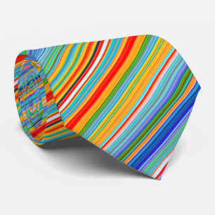 Cravate Motif à bandes multiples