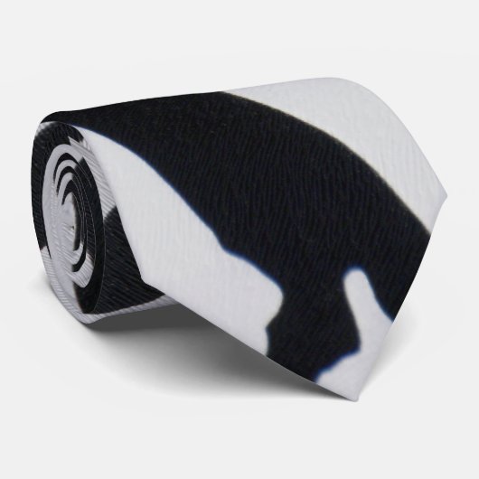 Cravate Motif à bandes Zebra (Roulé)