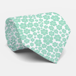 Cravate Motif à fleurs - Vert (Monnaie)