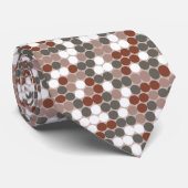 Cravate Motif à points rétro (Roulé)