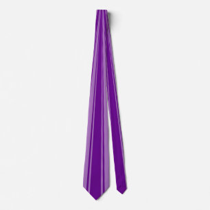 Cravate Motif à rayures funky violet