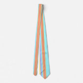 Cravate Motif à rayures pastel (Dos)