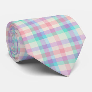 Cravate Motif à rayures pastel