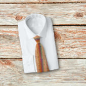 Cravate Motif à rayures pointes de la truite arc-e