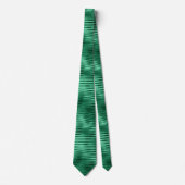Cravate Motif à rayures vert émeraude, élégant (Devant)