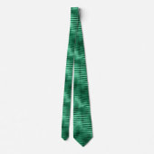 Cravate Motif à rayures vert émeraude, élégant (Dos)
