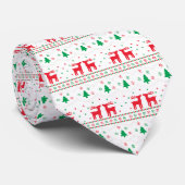 Cravate motif à thème de Noël (Roulé)